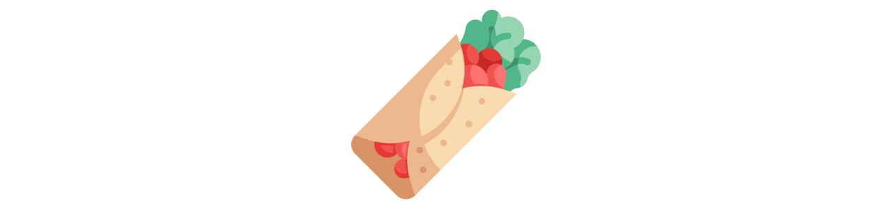 Burrito's mascottes - Mascottekostuum -