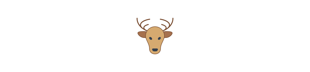 Hjort og doe-maskoter - Maskot kostumer Redbrokoly.com 