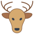 Deer and doe mascots