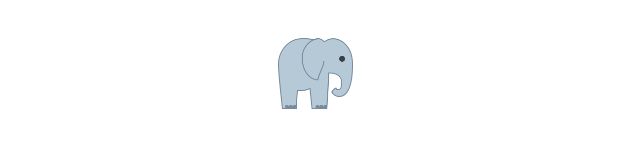 Elefantmaskoter - maskotdräkter Redbrokoly.com 