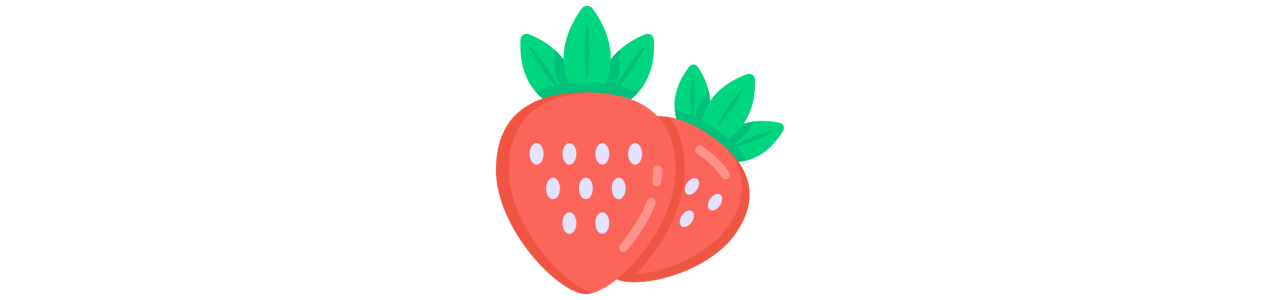 Mascottes de fraises - Mascottes - Redbrokoly.com