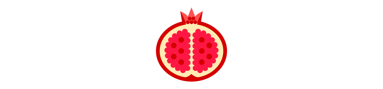 Mascotte del melograno - Costume mascotte -