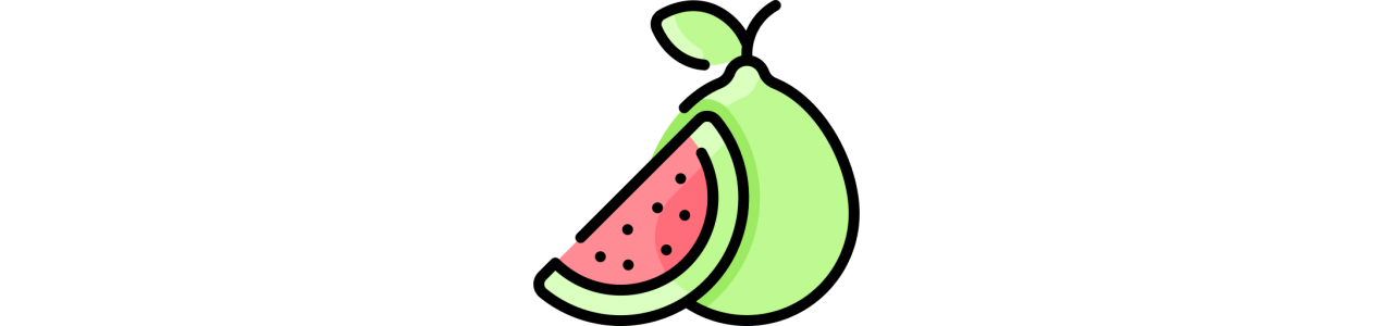Guava-mascottes - Mascottekostuum - Redbrokoly.com