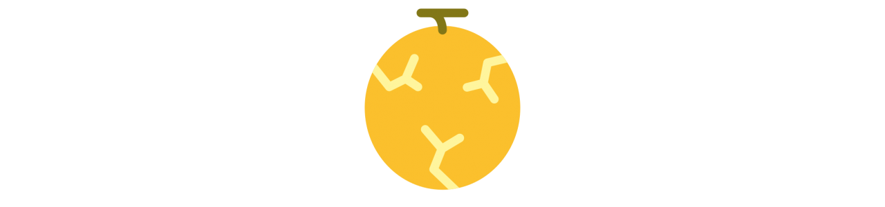 Cantaloupe-maskotar - Maskotdräkt - Redbrokoly.com