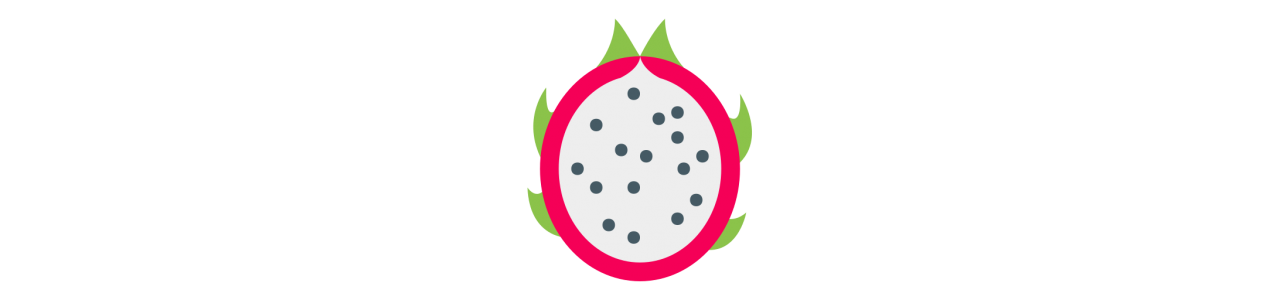 Mascotte del frutto del drago - Costume mascotte
