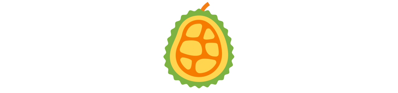 Jackfruit-mascottes - Mascottekostuum -