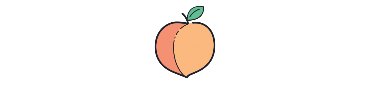 Mascottes Nectarines - Mascottes - Redbrokoly.com