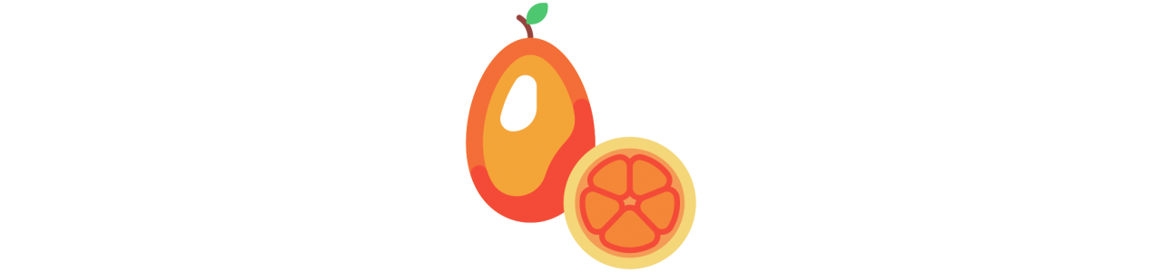 Kumquat-mascottes - Mascottekostuum -