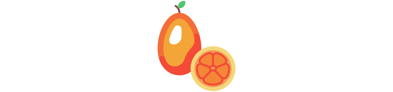 Kumquat-Maskottchen - Maskottchenkostüm -
