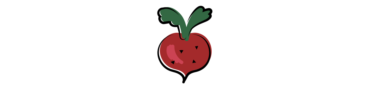 Rote-Bete-Maskottchen - Maskottchenkostüm -