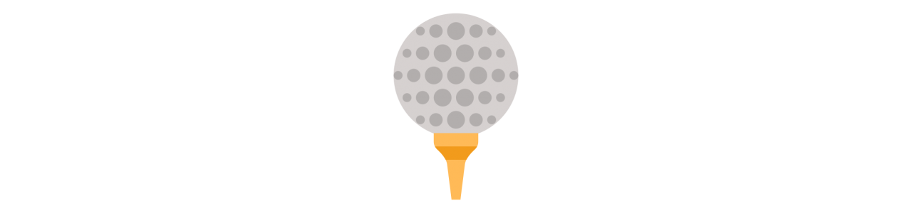 Golf-Maskottchen - Maskottchenkostüm -