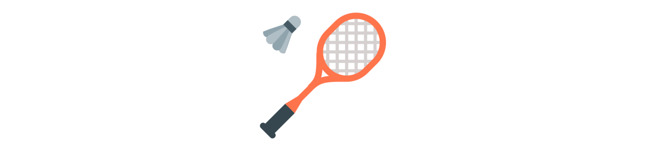 Mascotte di badminton - Costume mascotte -