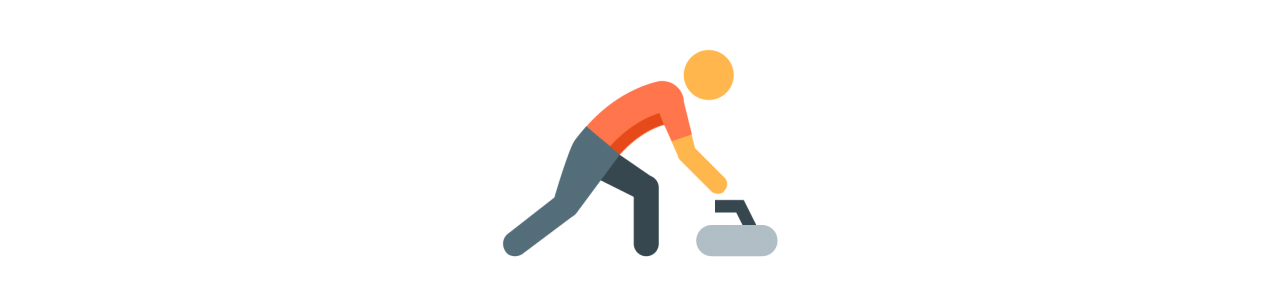 Curlingmaskotar - Maskotdräkt - Redbrokoly.com