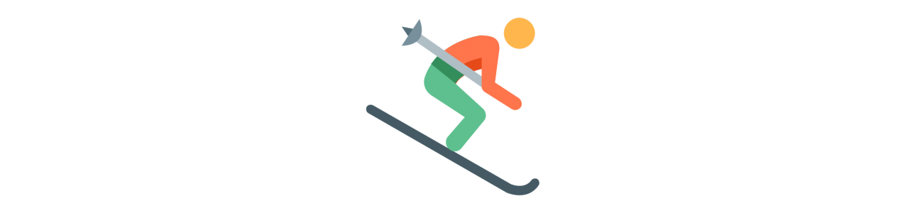 Ski maskot – Maskotkostyme – Redbrokoly.com