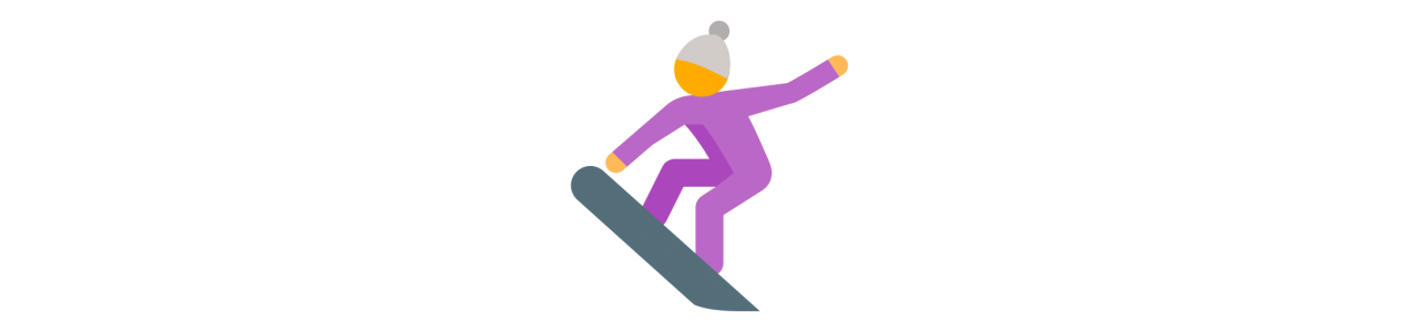 Mascotas de snowboard - Disfraz de mascota -
