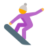 Snowboard maskot