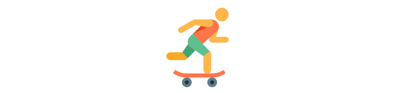Skateboardmaskotar - Maskotdräkt - Redbrokoly.com