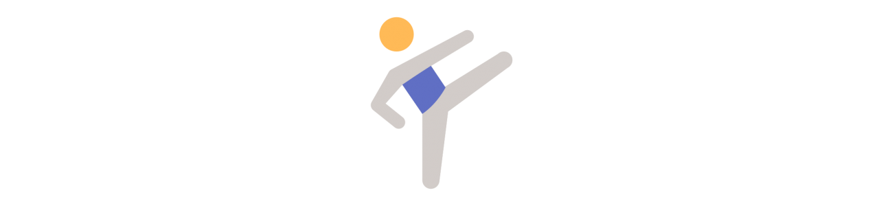 Maskotki taekwondo - Déguisement de maskotki -