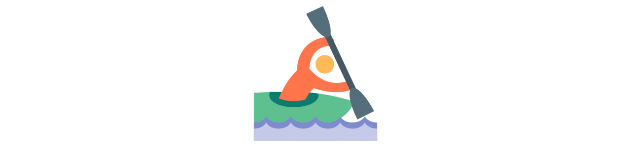 Mascottes de kayak - Mascottes - Redbrokoly.com