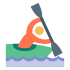 Mascotte di kayak