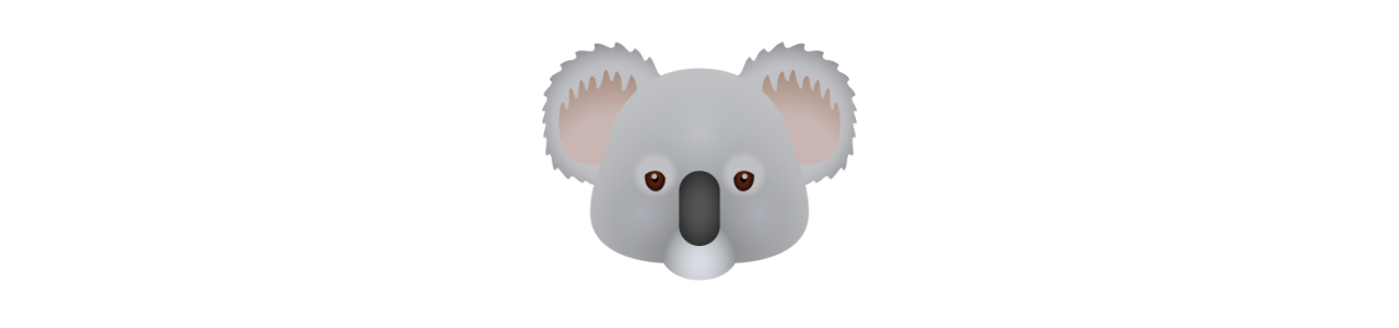 Koala maskot - maskotdräkter Redbrokoly.com 