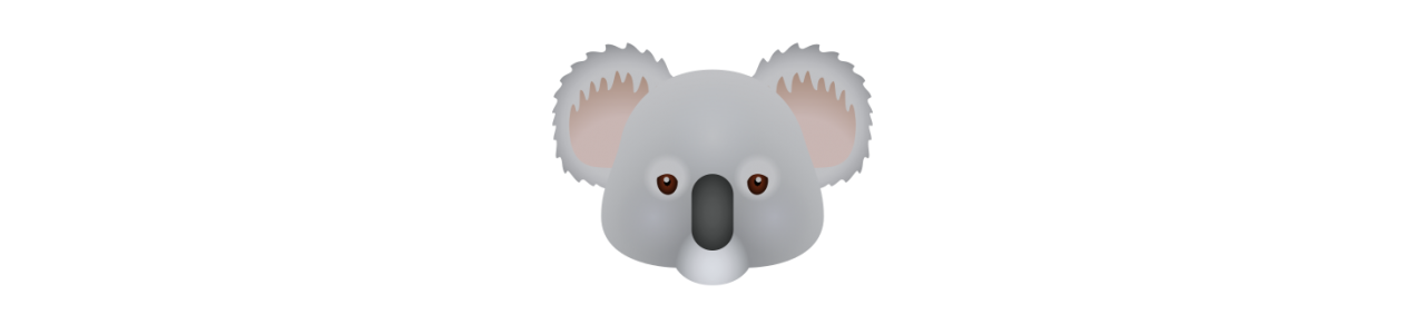 Koala maskoter – Maskotkostyme – Redbrokoly.com