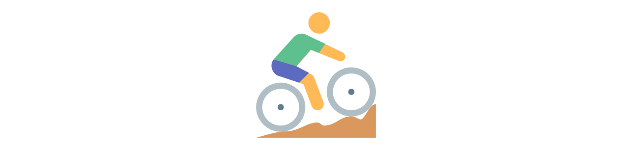 Mountainbiken Mascottes - Mascottekostuum -