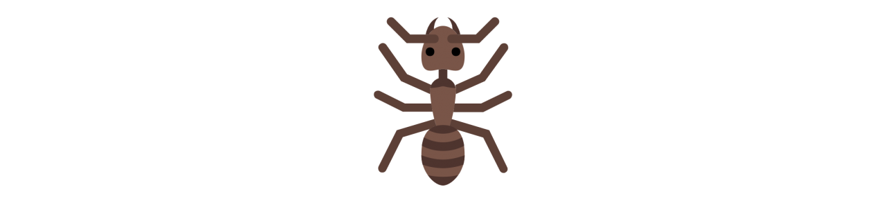 Ameisenmaskottchen - Maskottchenkostüm -