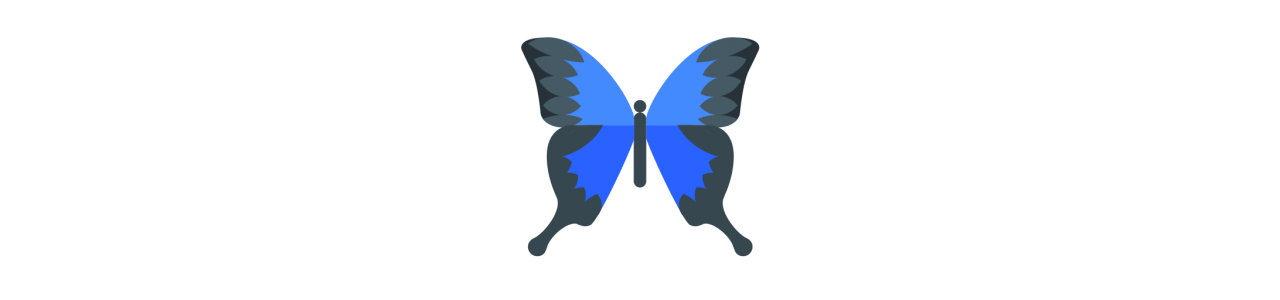 Schmetterlingsmaskottchen - Maskottchenkostüm -