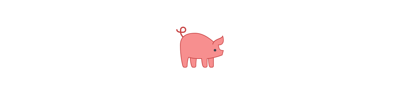 Mascottes de cochon - Mascottes - Redbrokoly.com