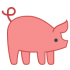 Schweinemaskottchen