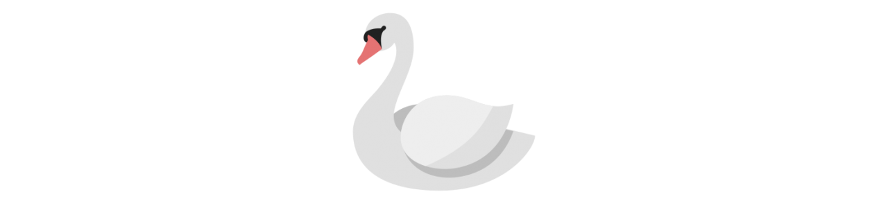 mascotas cisne - Disfraz de mascota -