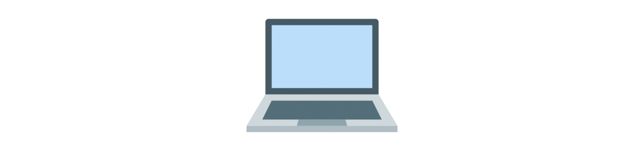 Laptop-Maskottchen - Maskottchenkostüm -
