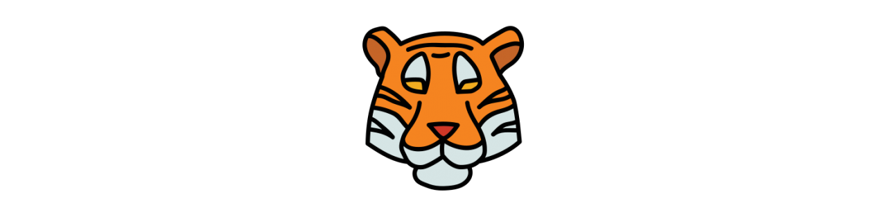 Mascottes de tigre - Mascottes - Redbrokoly.com