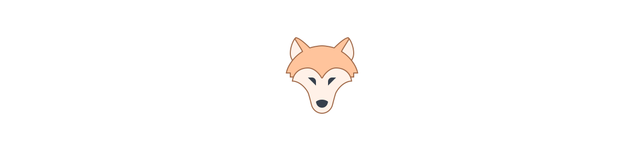 Lobo mascotas - Disfraz de mascota -