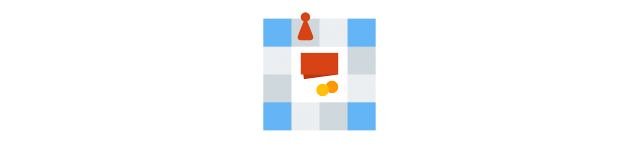 Brettspiel-Maskottchen - Maskottchenkostüm -