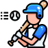 Baseball-Ball-Maskottchen