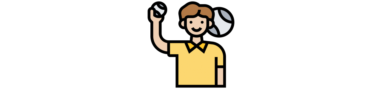 Petanque Bal Mascottes - Redbrokoly.com