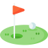Mascotes para sacos de golfe