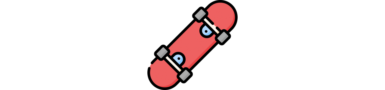 Skateboard-Maskottchen - Redbrokoly.com