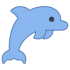 Mascotte delfino