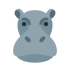 Mascottes Hippopotame