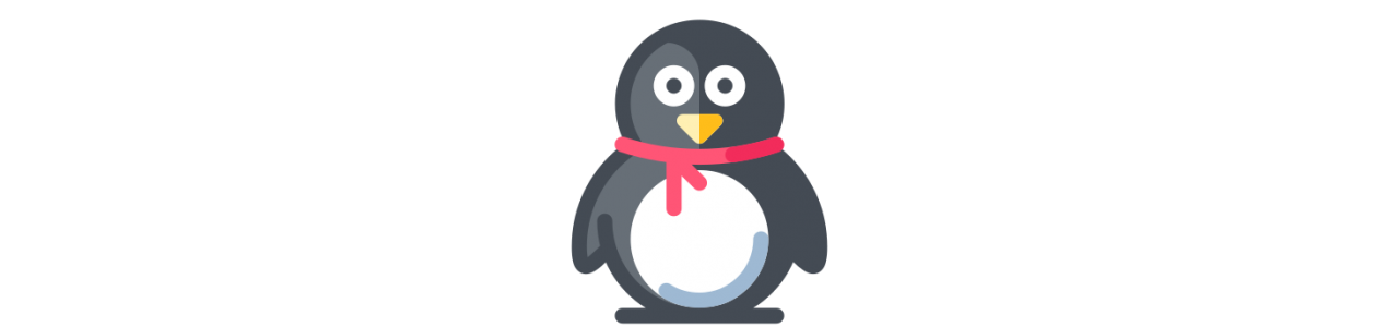 Pinguin Maskottchen - Maskottchenkostüm -