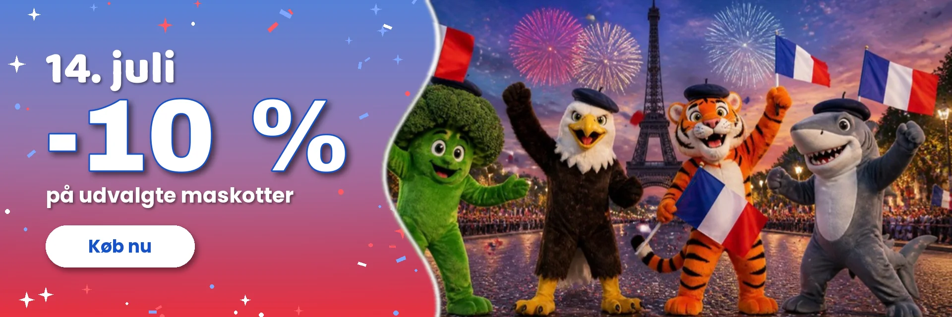 14. juli – -10 % – RedBrokoly.com