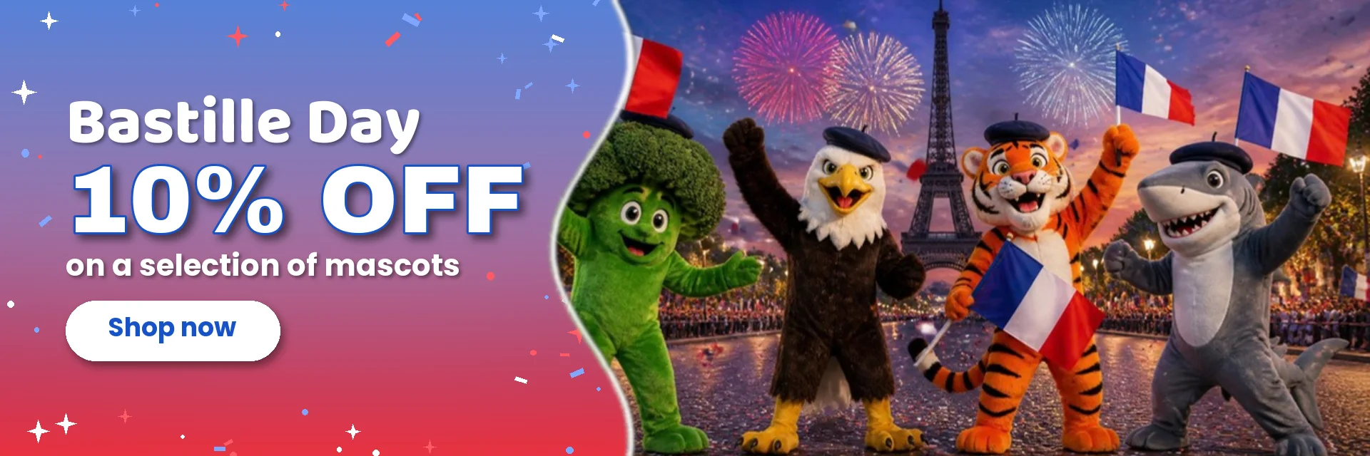 Bastille Day – -10 % – RedBrokoly.com