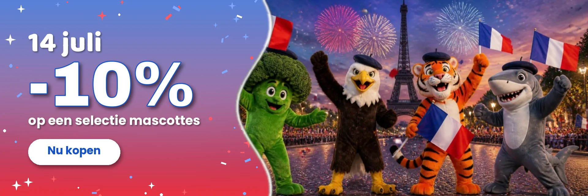 14 juli – -10 % – RedBrokoly.com