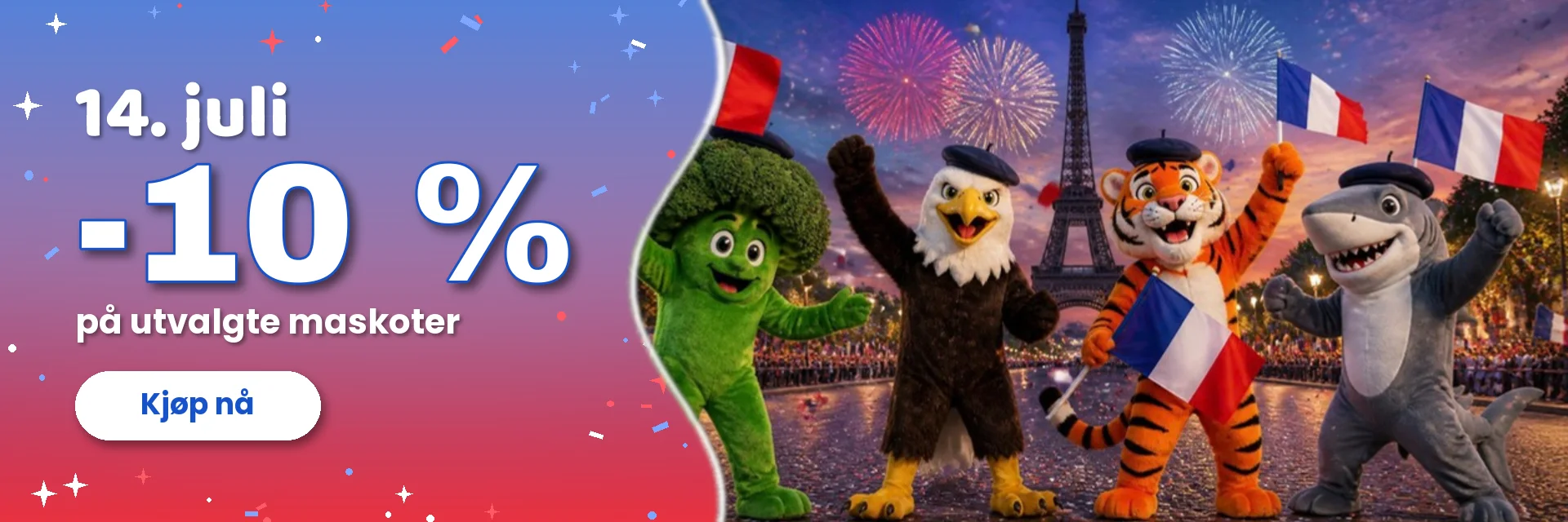 14. juli – -10 % – RedBrokoly.com
