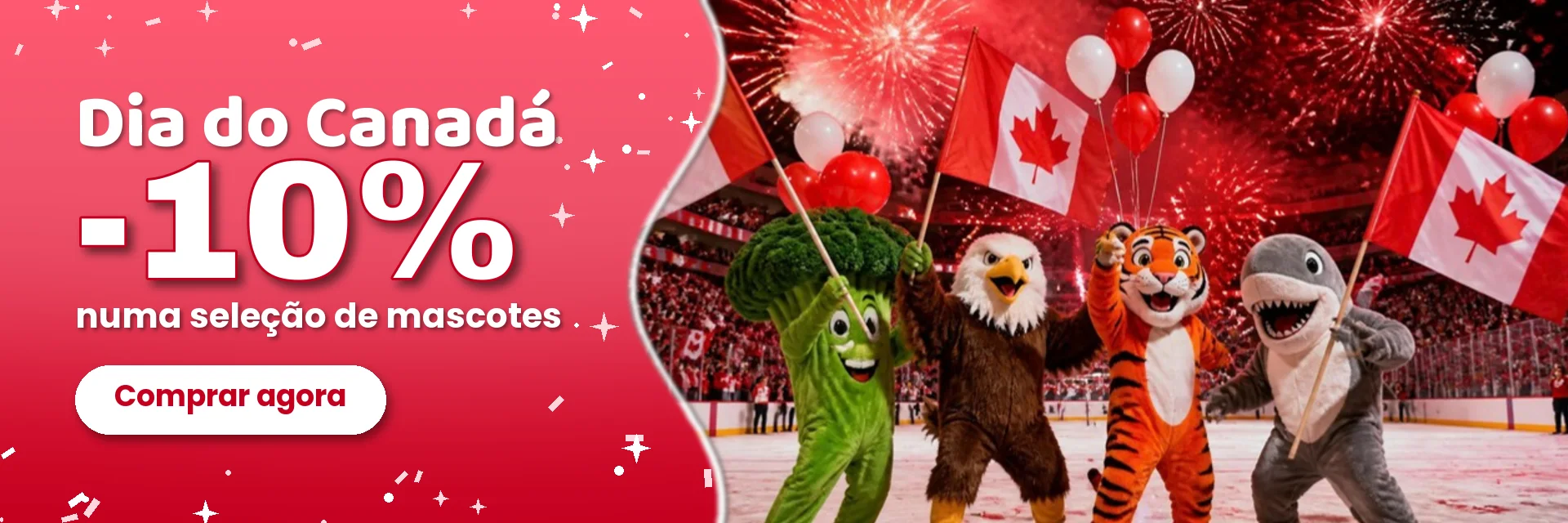 Dia do Canadá – -10 % – RedBrokoly.com