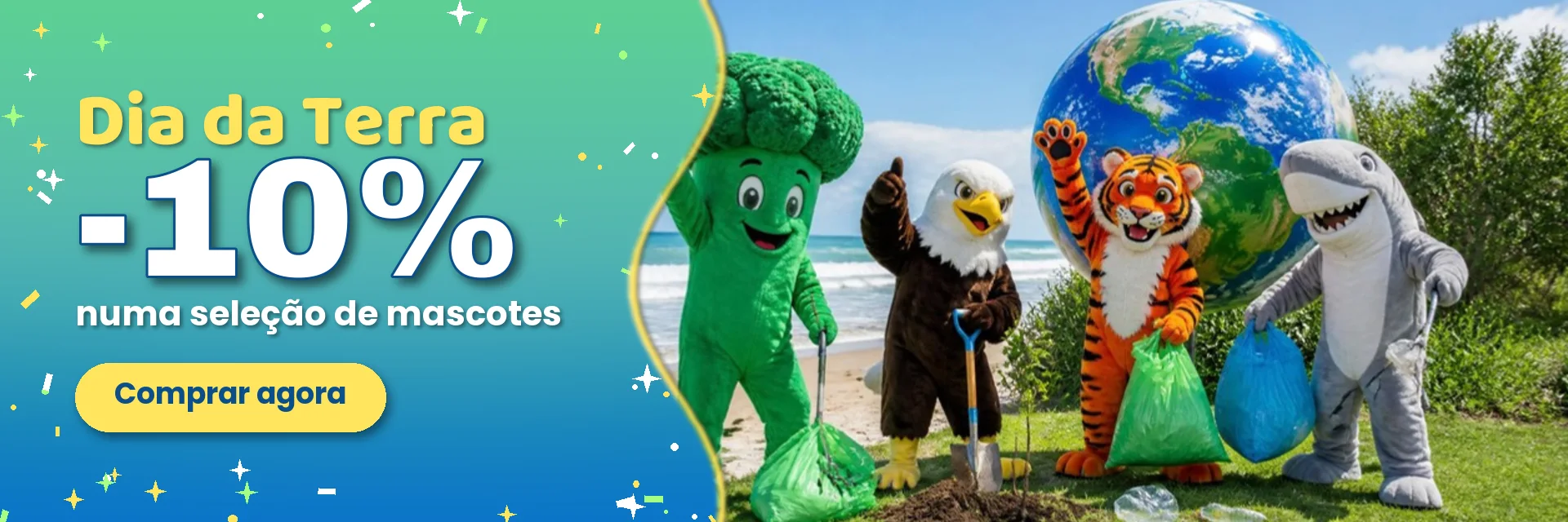Dia da Terra – -10 % – RedBrokoly.com