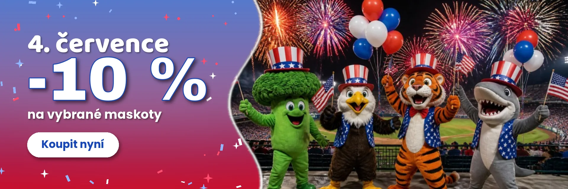 4. července – -10 % – RedBrokoly.com